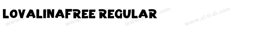 LovalinaFree regular字体转换